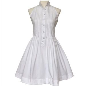 Anthropologie white LA made dress